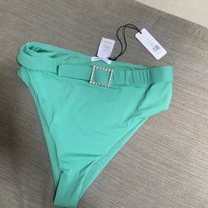 Size SMALL high waisted swimsuit bottoms